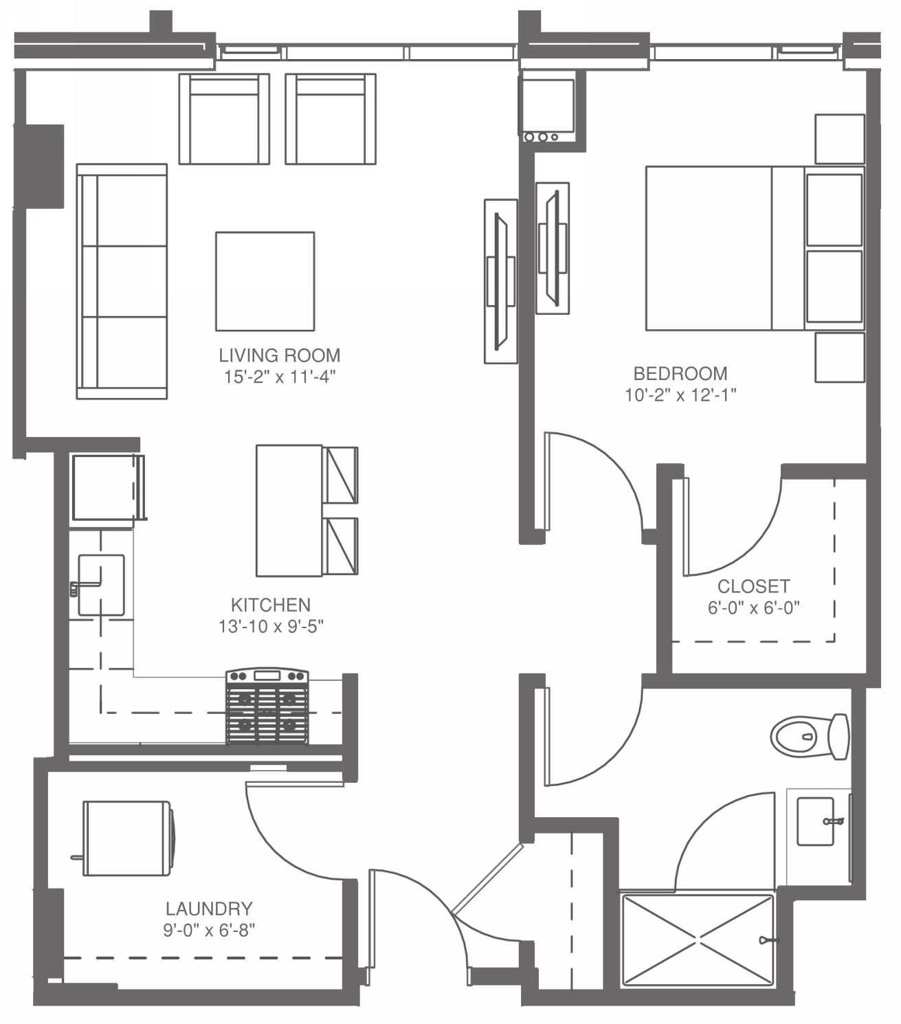 855 W. Madison St Studio-3 Beds Apartment for Rent - Photo Gallery 18